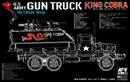 U.S. Army Gun Truck & King Cobra / M113 & M54 (Vietnam War) 1/35