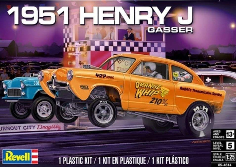 '51 Henry J Gasser -- Plastic Model Car Kit -- 1/25 Scale --