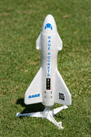 Rage / Spinner Missile XL Electric Free-Flight Rocket with Parachute & LEDs, White