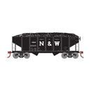 Roundhouse RND1034 HO 34ft Ribbed Hopper, Norfolk & Western
