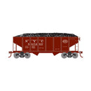 Roundhouse RND1025 HO 34ft Ribbed Hopper, New York Central