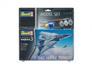 1/100 F14D Super Tomcat Fighter w/paint & glue