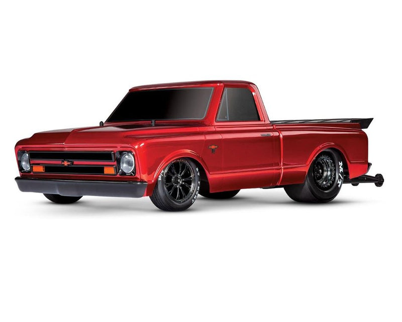 Traxxas Drag Slash 1/10 2WD RTR No Prep Truck w/1967 Chevrolet C10 Body (red) w/TQi 2.4GHz Radio & TSM