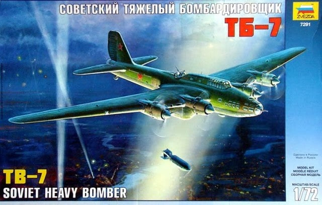 1/72 Soviet TB7 Heavy Bomber